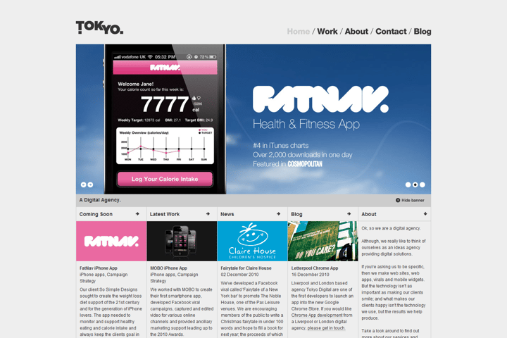 Tokyo Digital website preview